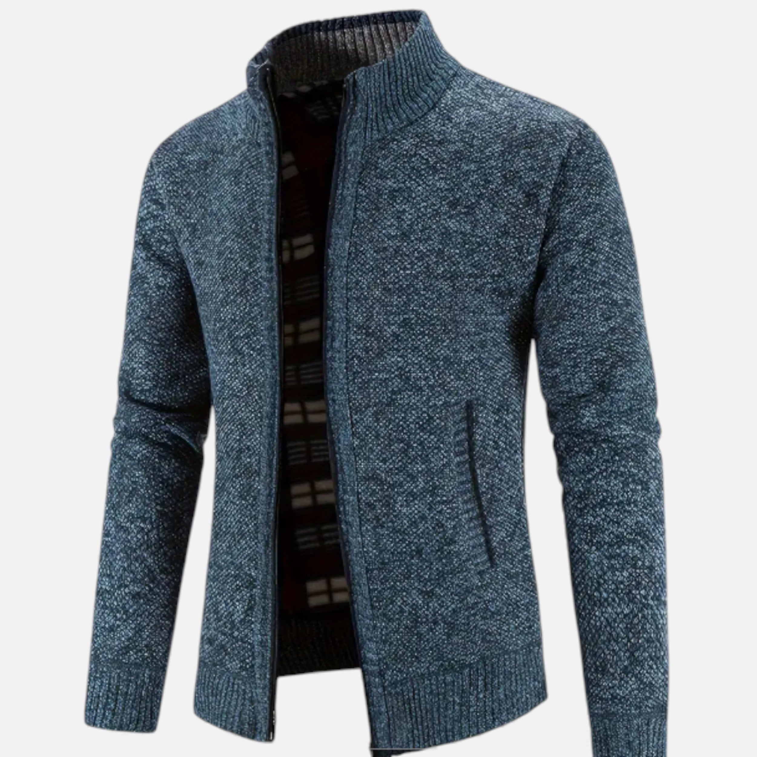 Célouris | Men’s Thermal High-Neck Zip Knit