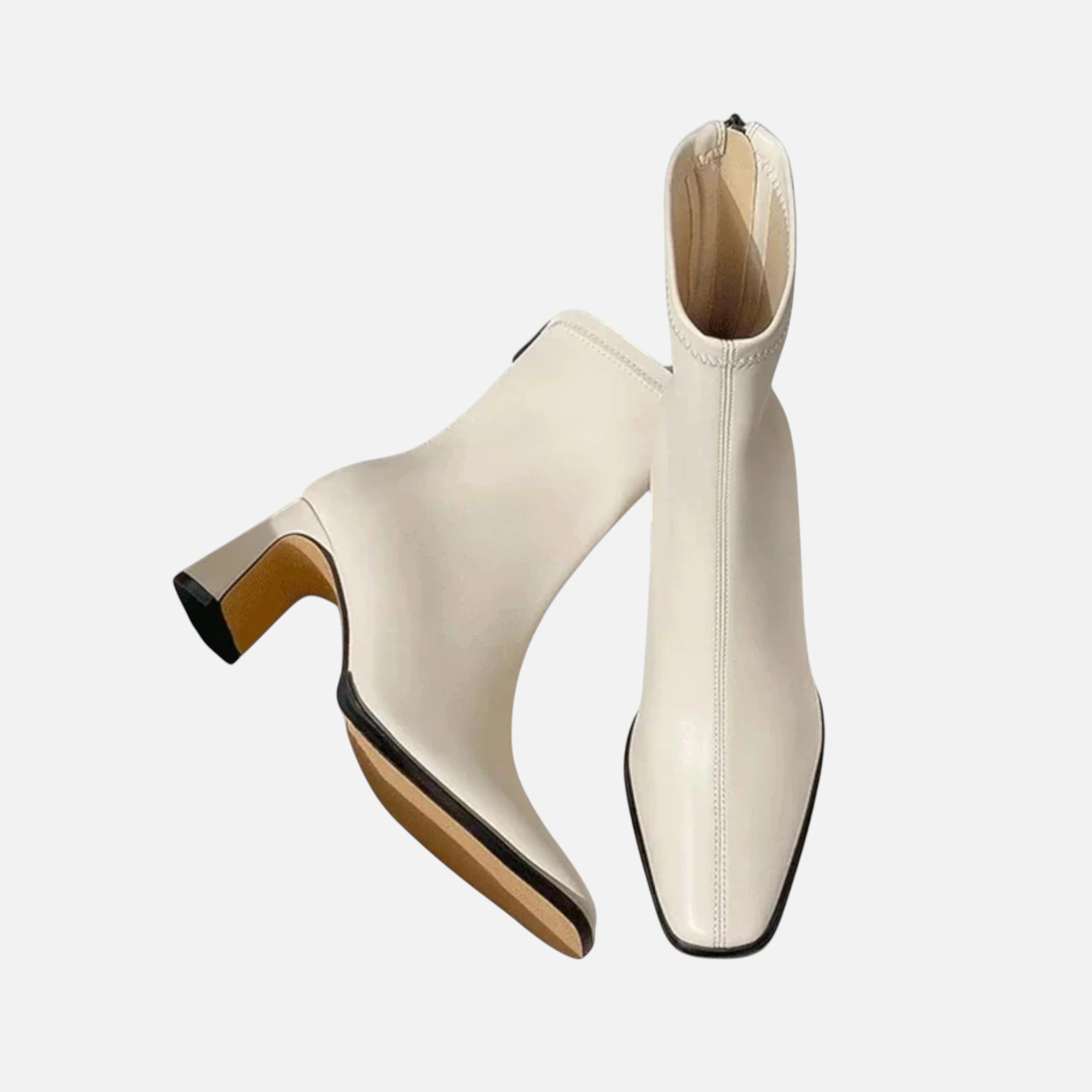 Célouris | Women’s Vintage Square‑Toe Ankle Boots