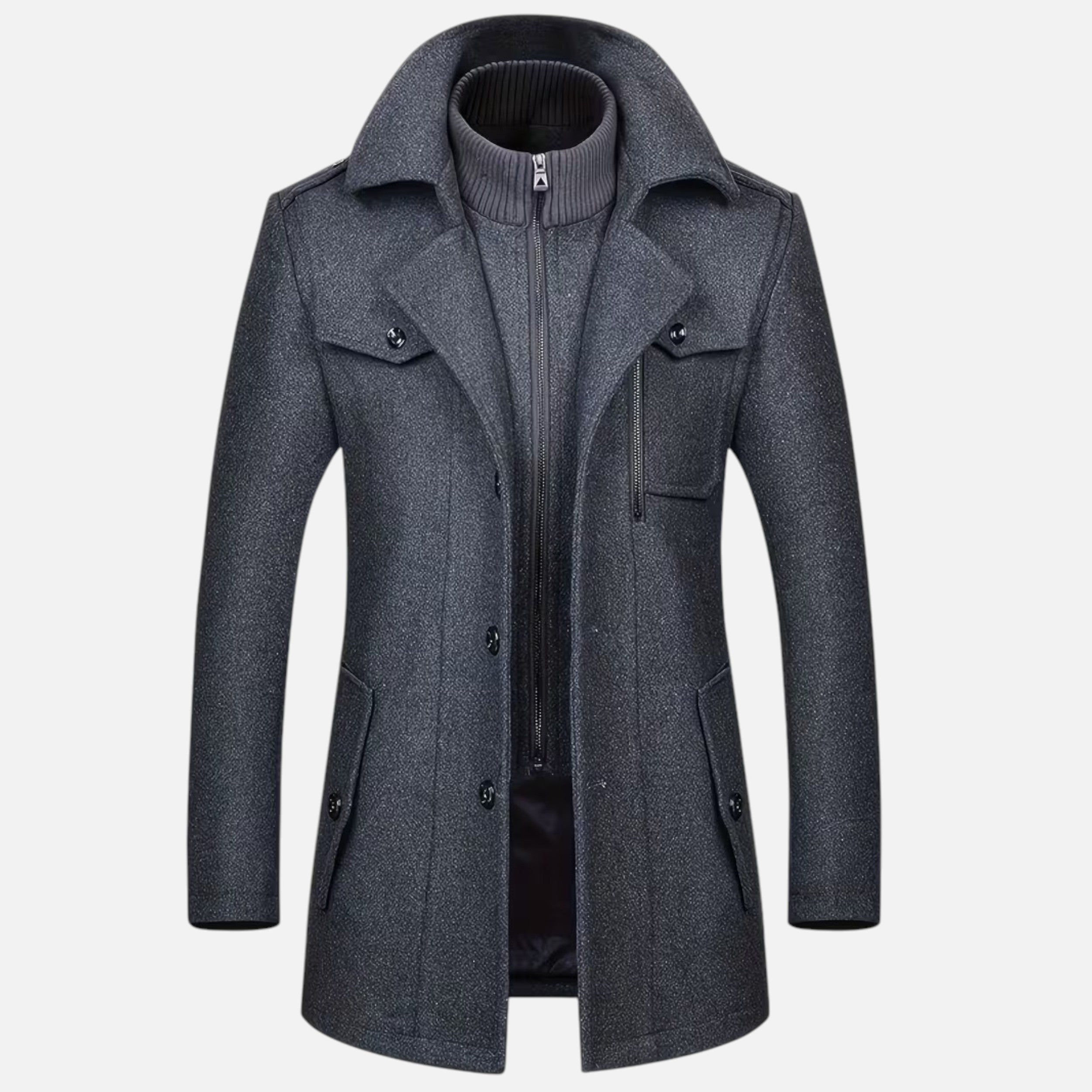 Célouris | Men’s Tweed Zip Jacket