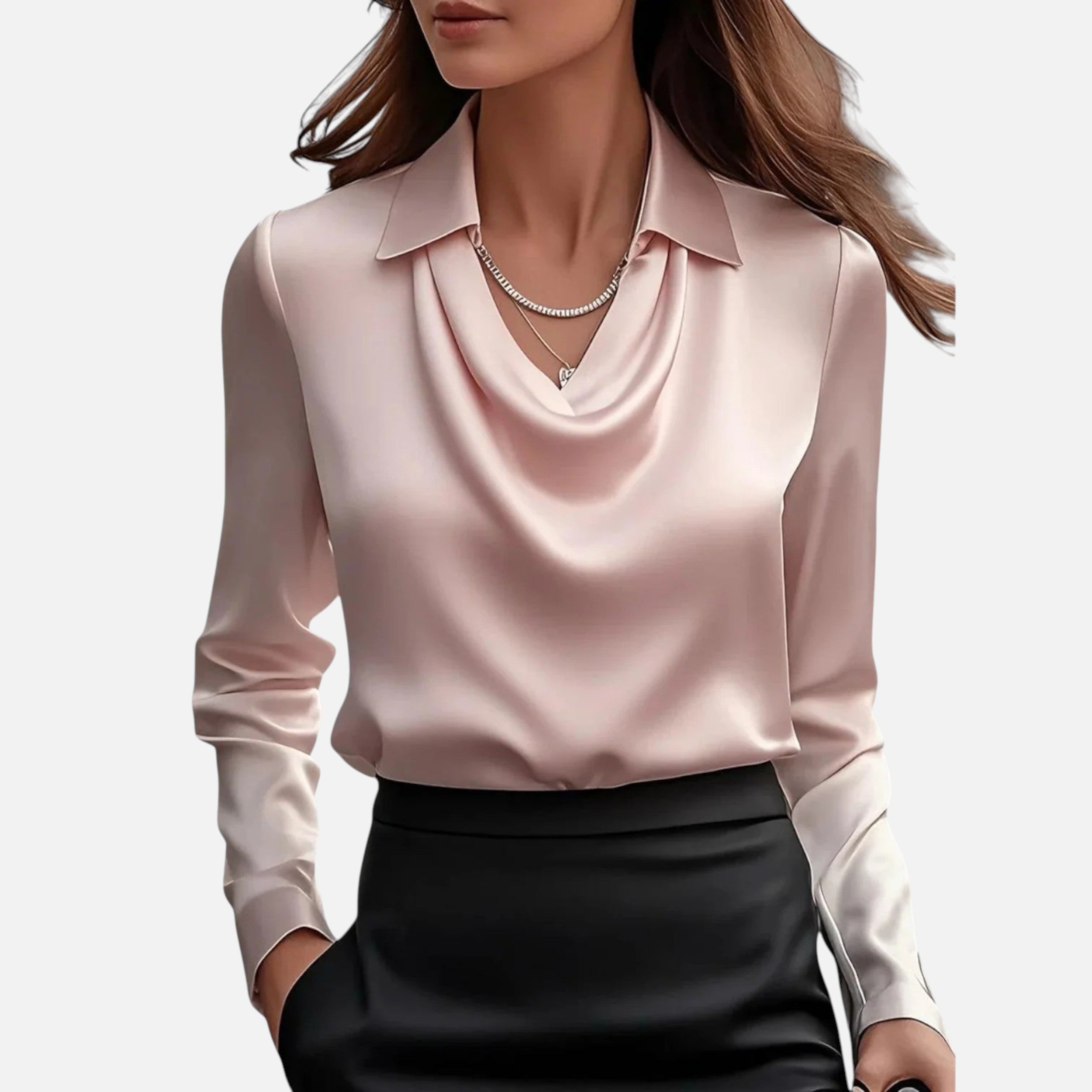 Célouris | Celise Elegant Drape Blouse