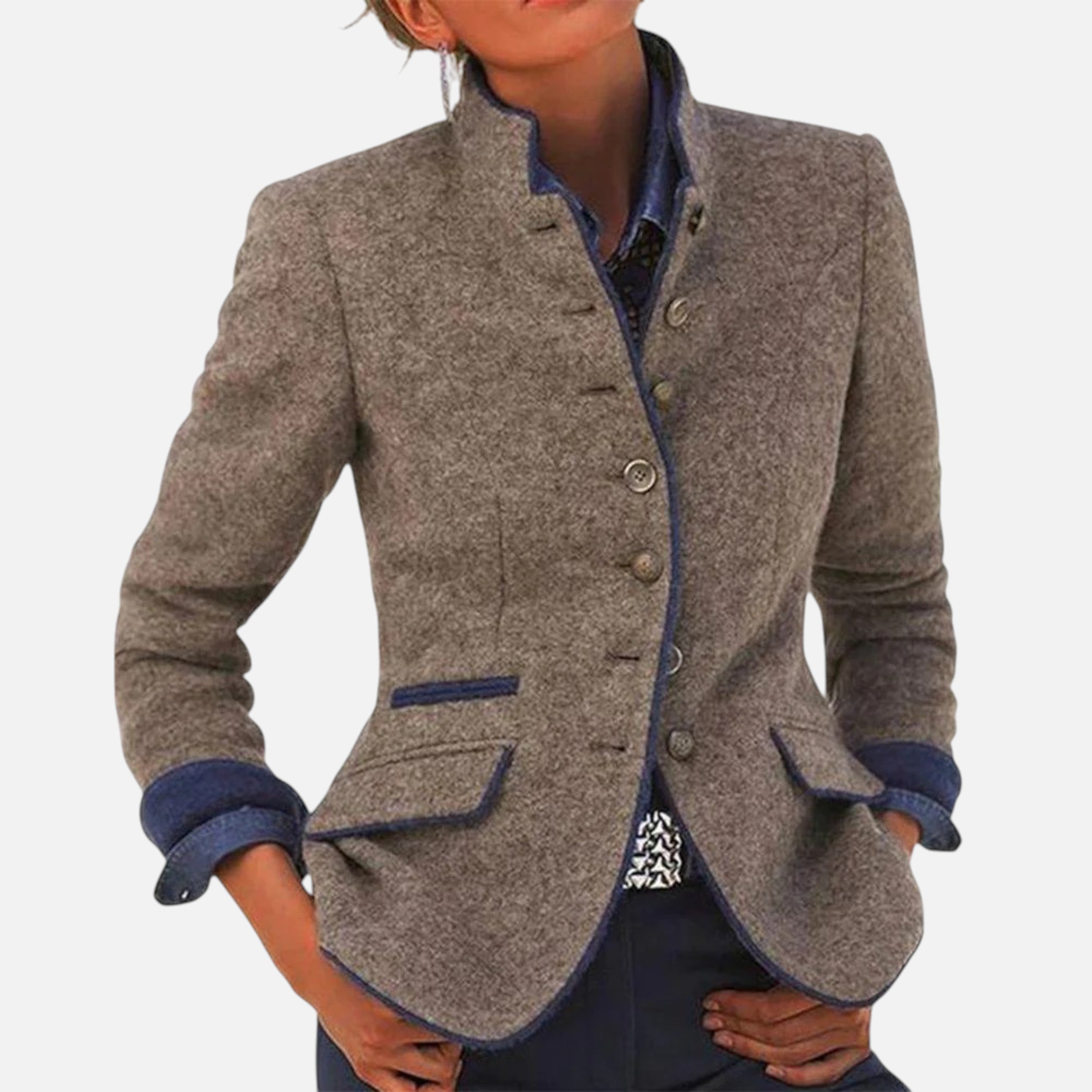 Célouris | Men’s Wool‑Blend Heritage Blazer