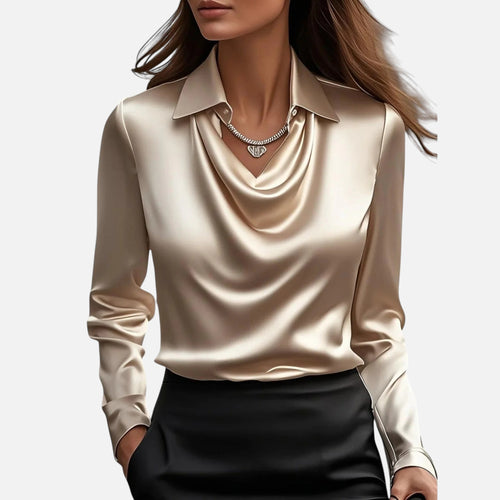 Célouris | Celise Elegant Drape Blouse